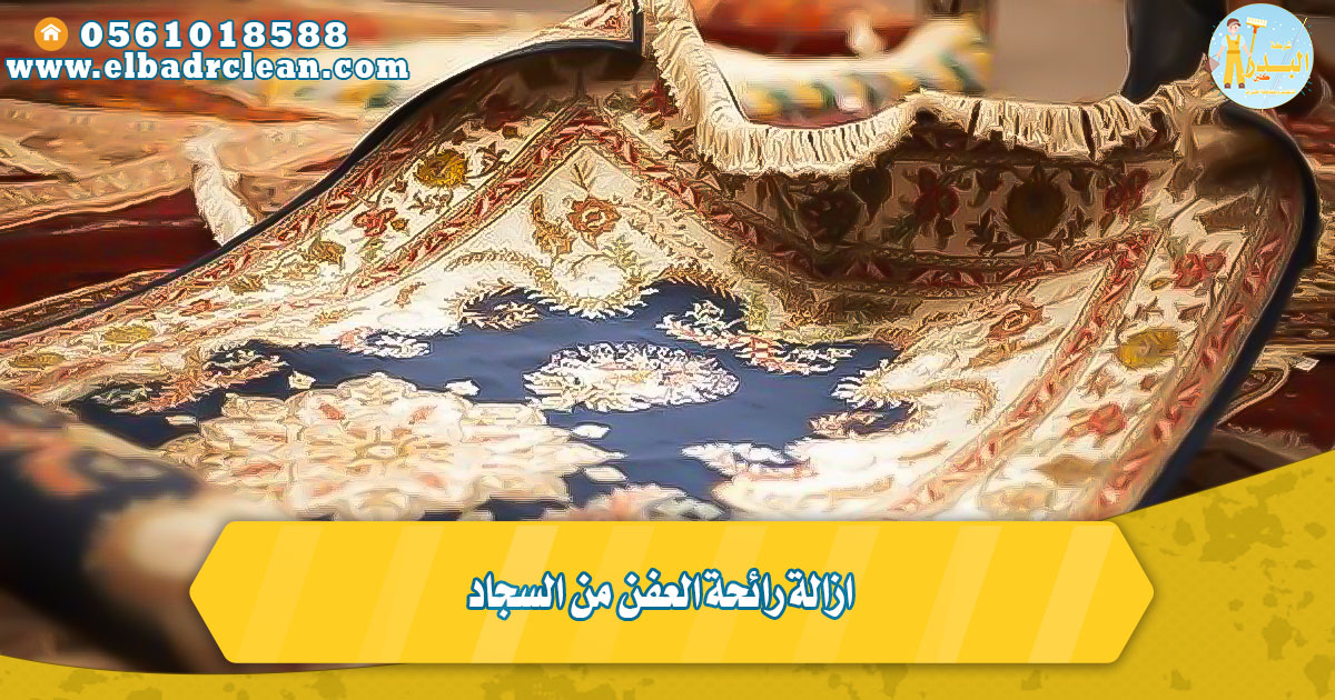 ازالة رائحة العفن من السجاد