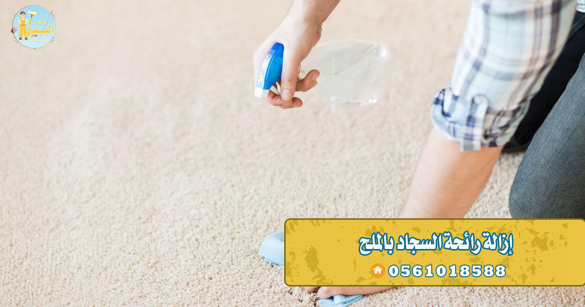 ازالة رائحة السجاد بالملح