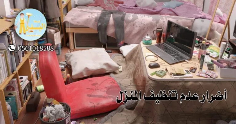 أضرار عدم تنظيف المنزل