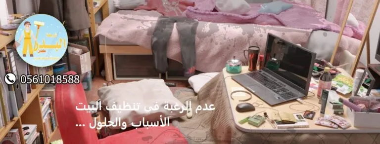 عدم الرغبة في تنظيف البيت